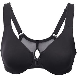 DELIMIRA Comfort Underwire Full Coverage Non-Foam Racerback Front Closure Bra
